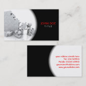 Puzzle-Visitenkarte Visitenkarte (Vorne/Hinten)