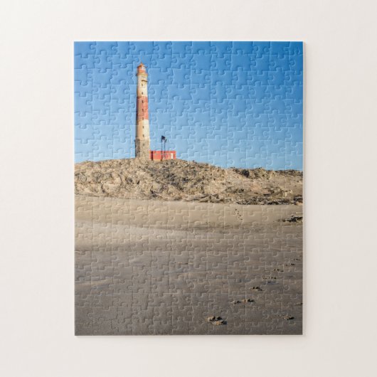 Puzzle von Dias' Point Leuchtturm mit Beach Wolf (Vertikal)
