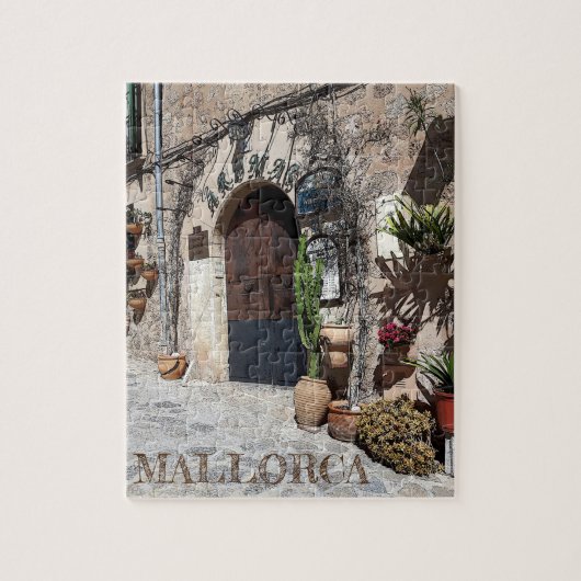 puzzle von Valldemossa in Mallorca - Majorca (Vertikal)