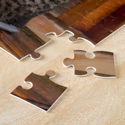 Puzzle von zwei Katzen zusammen (Seite)