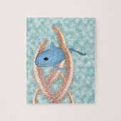 Puzzle - Wale Schwimmen durch Gras (Vertikal)