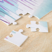 Puzzle - Wasserfarbenserie: Qualle Blüte (Seite)