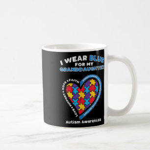 Puzzle Wear Blue for Grandtochter Autism Awarenes Kaffeetasse