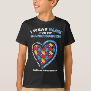 Puzzle Wear Blue for Grandtochter Autism Awarenes T-Shirt