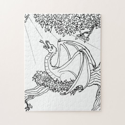 Puzzle - Weckend Drache (Vertikal)