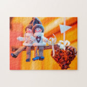 Puzzle Weihnachtsschmuck (Horizontal)