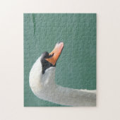 Puzzle weisser Schwan (Vertikal)