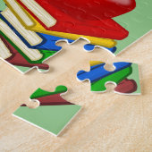 Puzzle White and Black Pinguin School Student (Seite)