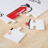 Puzzle White und Black Penguin Feuerbrand (Seite)