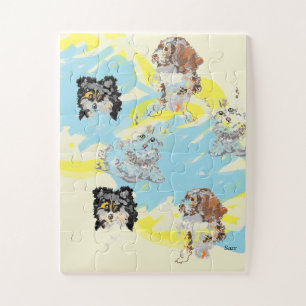 Puzzle Wind von Hunden und Katzen