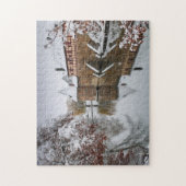 Puzzle Winter in Germany, Weissenburg in Bay. (Vertikal)