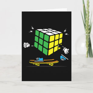 Puzzle Wissenschaften Cube Skateboard Kawaii Skate Karte