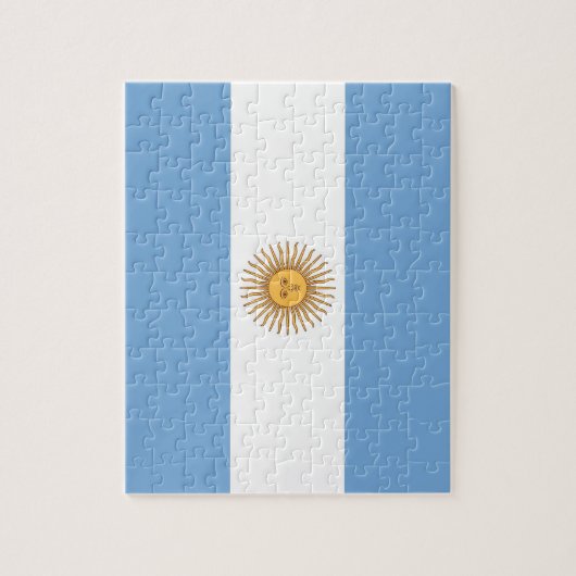 Puzzle with Flag of Argentina (Vertikal)