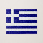 Puzzle with Flag of Greece (Horizontal)