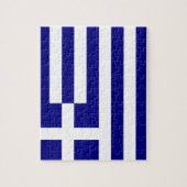 Puzzle with Flag of Greece (Vertikal)