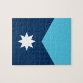 Puzzle with Flag of Minnesota, USA (Horizontal)
