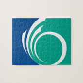Puzzle with Flag of Ottawa, Canada (Horizontal)