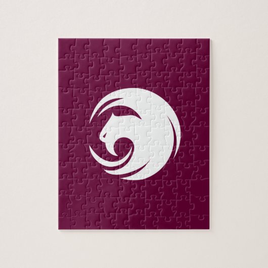 Puzzle with Flag of Phoenix, Arizona (Vertikal)