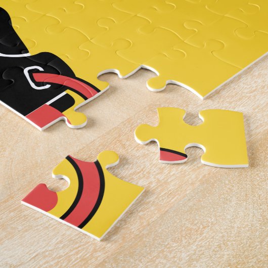 Puzzle with Flag of Uri canton, Switzerland (Seite)