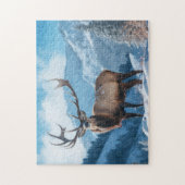 Puzzle Yellowstone Elch (Vertikal)