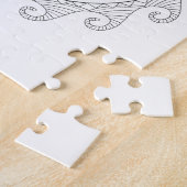 Puzzle zum Färben von Meerestieren (Seite)