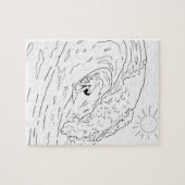 Puzzle zum Surfen bei Erwachsenen (Horizontal)