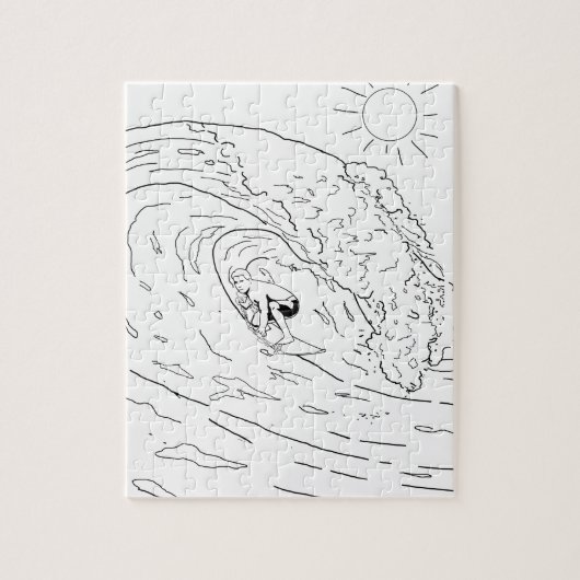 Puzzle zum Surfen bei Erwachsenen (Vertikal)