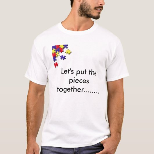 PuzzleCorner, gelassen uns die Stücke T-Shirt (Vorderseite)