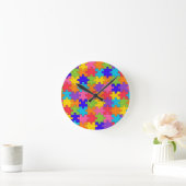 Puzzled Collection Runde Wanduhr (Zuhause)