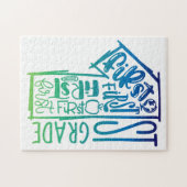 Puzzledesign für die 1. Klasse Puzzle (Horizontal)