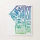 Puzzledesign für die 1. Klasse Puzzle (Vertikal)