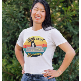 Puzzlefans und Freunde der Katze jigsaw T-Shirt