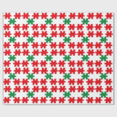Puzzlemotiv Geschenkpapier (Flach)