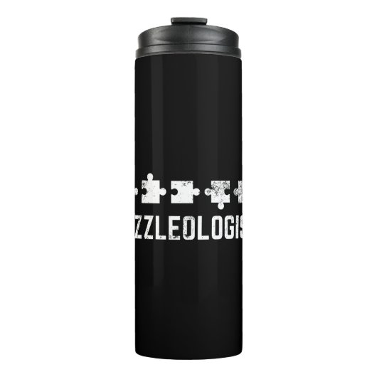 Puzzleologin Thermosbecher (Vorderseite)