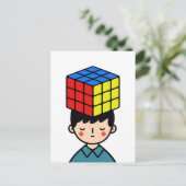 Puzzler Feiertagspostkarte (Stehend Vorderseite)