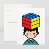 Puzzler Feiertagspostkarte (Vorne/Hinten)