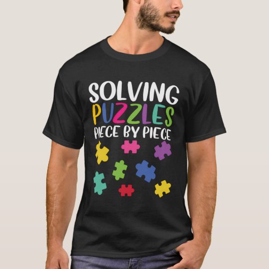 Puzzler Funny Löse Puzzles Piec T-Shirt (Vorderseite)