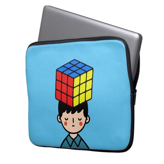 Puzzler Laptopschutzhülle (Vorderseite Links)