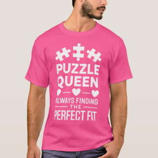 Puzzler Puzzles Lustiges Jigsaw-Puzzle T-Shirt