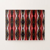 Puzzles Abstrakt Red Schwarz-weiß (Horizontal)