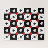 Puzzles Ace Cloves, Kartenspielen, Herz (Horizontal)
