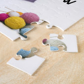 Puzzles Adoptierte ein Kätzchengarn (Seite)