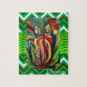 Puzzles African Women Parrots (Vertikal)