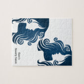 Puzzles afrikanisches Frauenhaus (Horizontal)