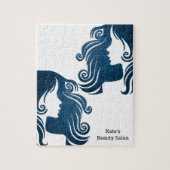 Puzzles afrikanisches Frauenhaus (Vertikal)