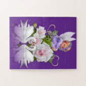 Puzzles Angel Swans Lila (Horizontal)