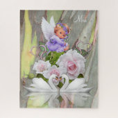 Puzzles Angel White Swans (Vertikal)