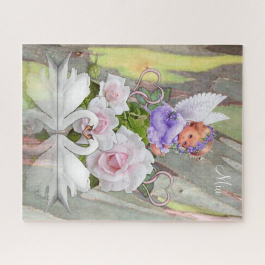 Puzzles Angel White Swans (Horizontal)