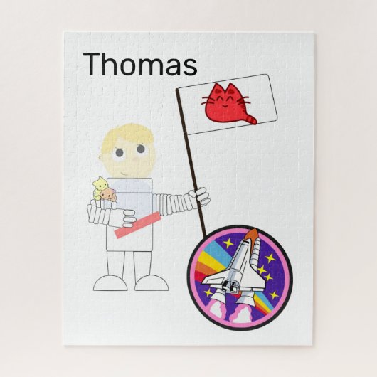 Puzzles Astronautenkatze (Vertikal)