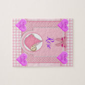 Puzzles Baby Girl Pink Strip (Horizontal)